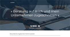 Desktop Screenshot of hohenwestedt.shbb.de