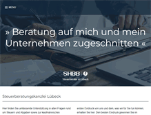 Tablet Screenshot of luebeck.shbb.de