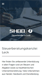 Mobile Screenshot of leck.shbb.de